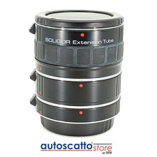 Soligor Extension Tube  3 Pezzi 12+20+36 per Canon EOS (non comp. ottiche EF-S)