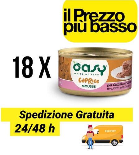 Scatolette oasy gatto - 18,