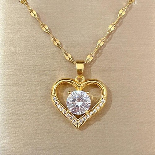 Collana con ciondolo cuore
