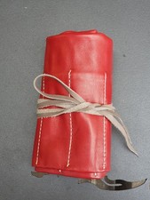 Rotolo di pelle di vitello per 20 rasoi dritti