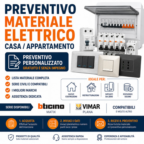 Preventivo impianto elettrico - preventivo,