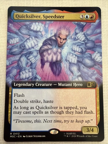 Quicksilver speedster marvel - speedster,