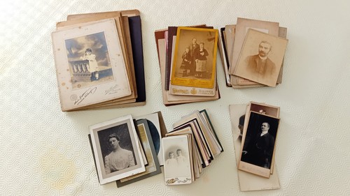 Lotto antiche fotografie - di,