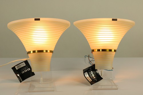 Vintage pair doria - pair, lamps
