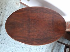 mobili antichi usati - Tavolo con piano ovale fine 800 + 6 sedie metà 900 