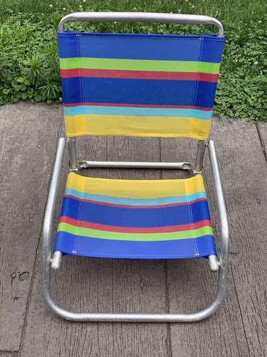 Sedia spiaggia sabbia blu