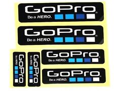 Lotto 6 pezzi nuovi Gopro Hero 4 3+ ADESIVI Go Pro accessori decalcomania