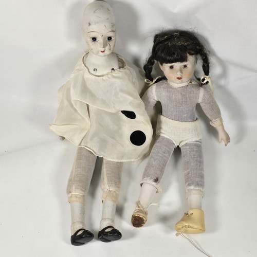 Bambola pierrot bisque - bambola,