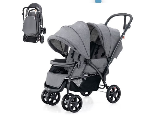 Costway passeggino doppio - costway,