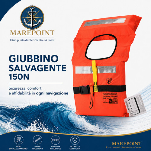 Giubbotto salvagente 150n - giubbotto,