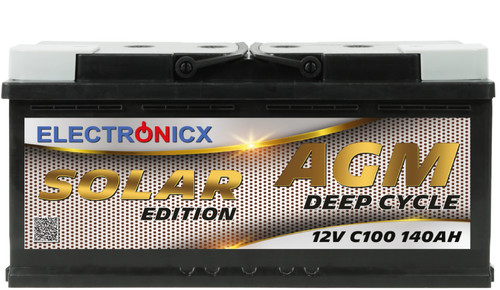 Batteria solare 12v 140ah - batteria,