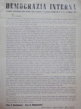 Manifesto PARTITO SOCIALISTA