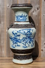 Vaso smaltato crepitante