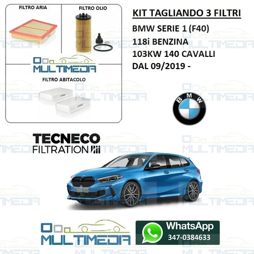 Tagliando filtri tecneco bmw - tecneco,