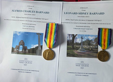 WW 1 Victory Medals, Brothers