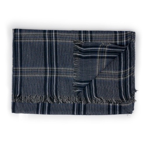 Sciarpa scozzese blu uomo