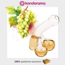 Decanter caraffa in vetro per