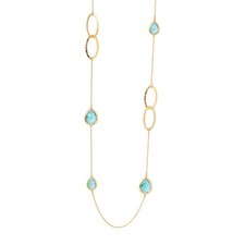 Collana lunga 90 donna acciaio