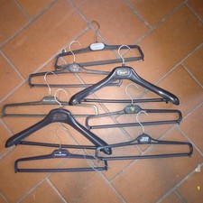 Appendimi/Grucce In Plastica Nera Usate Buone Condizioni