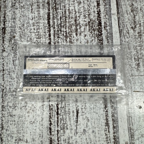 Akai sensing tape kit nuovo - tape,