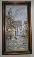 Olio su tela originale dipinto