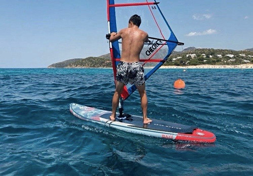 Windsurf sup stand - -, up