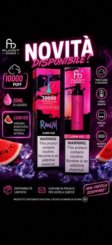 Fumot shisha rawm lush ice - rawm,