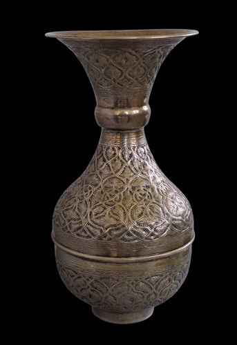 Antico vaso egiziano argento - vaso,
