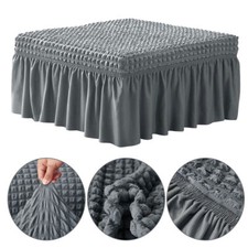 Coprisedia All Inclusive Elastico Rettangolare 3D Bolla Poggiapiedi Gonna Copri XL.