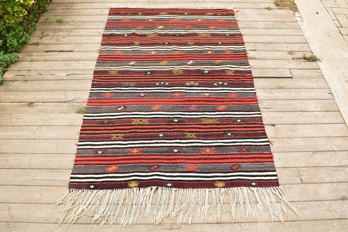 Tappeto kilim tribale turco - tappeto,
