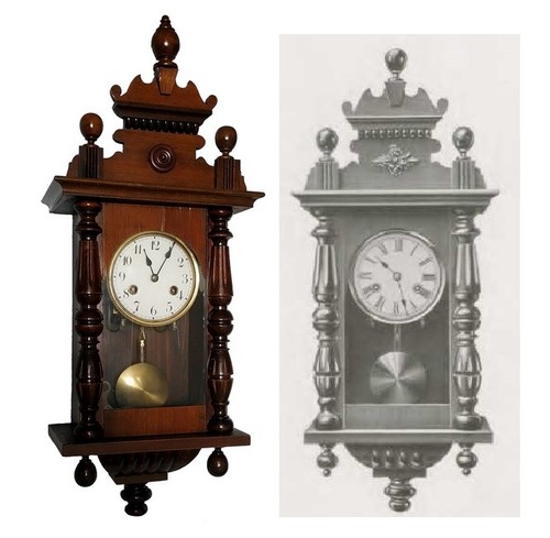 Antico orologio parete - da,