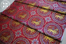 Silk brocade medieval - silk,