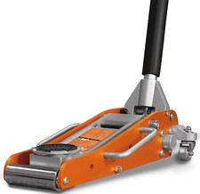 Cric idraulico a carrello professionale per auto in alluminio 1,5 tonn ribassato