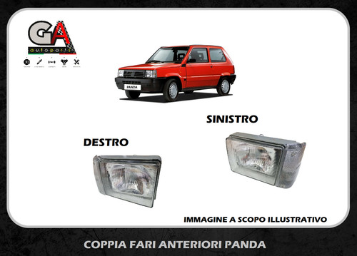 Fari anteriori fiat - fiat, 141