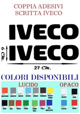 COPPIA adesivi Scritta IVECO