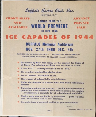 Vintage ice capades 1944 - vintage,