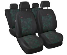 Coprisedili Auto in Velluto Verde Set Fodere Complete per BMW 4 I I Fl