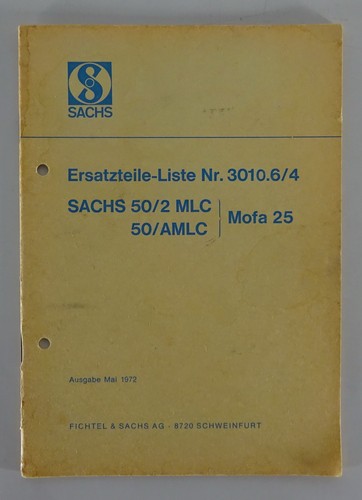 Catalogo ricambi sachs - sachs, motore