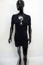 Tommy Hilfiger Vestito Donna Taglia L Abito Logo Dress Woman Tubino Blu Estivo