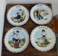 Piatti da parete Ceramica Bassano Dipinti A Mano 4 Stagioni