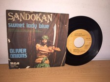 Vinile 45 Giri 7" SANDOKAN Oliver Onions 1976 Vintage