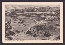 PALESTINA, cartolina d'epoca, Gerusalemme dal Monte Scopus