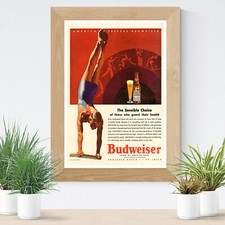 Poster Pubblicitario Budweiser