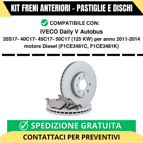 Kit freni anteriori pastiglie - freni, (pastiglie
