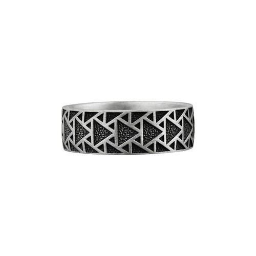 Anello fascia triangolo in - a,