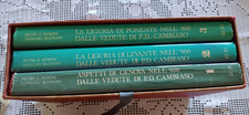 LA LIGURIA DI PONENTE, LEVANTE, GENOVA  DALLE VEDUTE DI P.D. CAMBIASO Tre Volumi