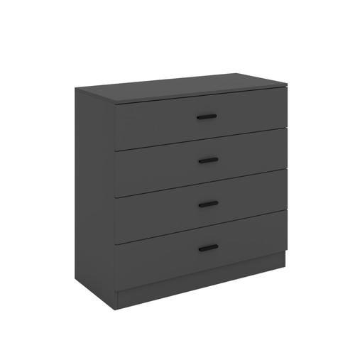 Cassettiera moderna nera - , 4