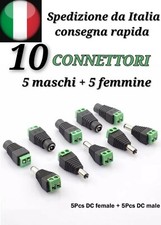 5 Coppie Connettori DC