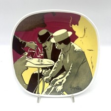 Richard Ginori ceramica piatto Campari Adolfo Hohenstein Vintage Serie manifesti