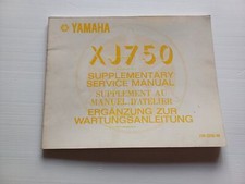Yamaha XJ 750 11M 1981-82 AGGIORNAMENTO manuale officina INGLESE workshop manual